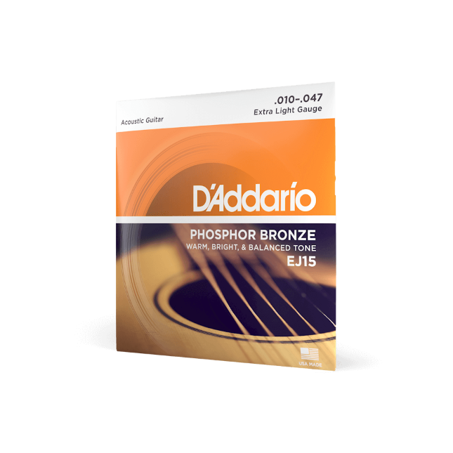 10-47 Extra Light, Phosphor Bronze Acoustic Guitar Strings