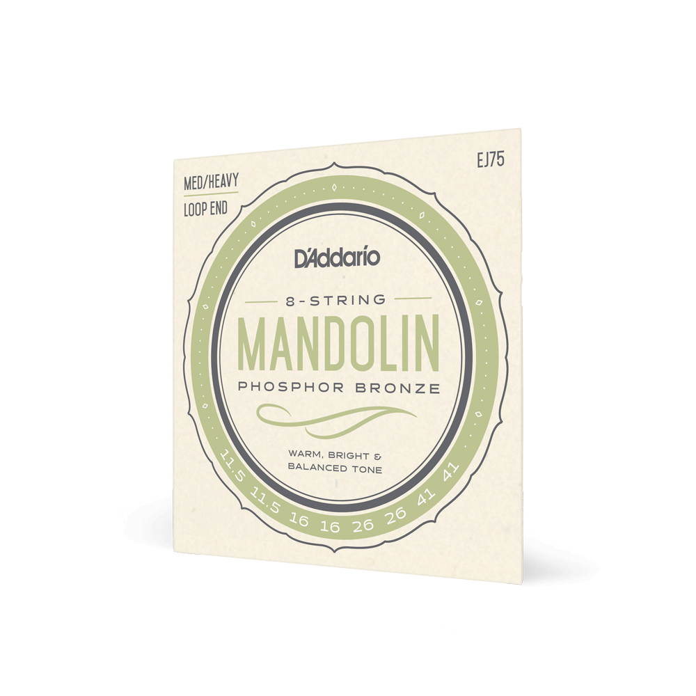 Magazin - Set corzi mandolină DAddario EJ75 11.5-41 Medium/Heavy Phosphor Bronze