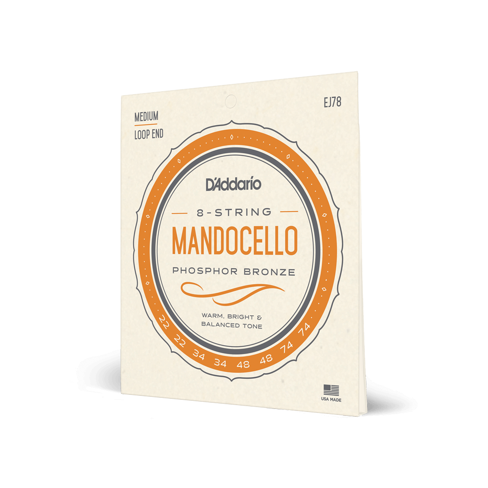 Magazin - Set corzi mandocello DAddario EJ78 22-74 Medium Phosphor Bronze
