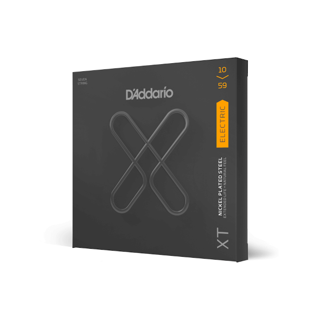 D'Addario XTJ1023 Banjo Saiten | Vernickelte XT Stahlseite Medium 10-23 | Für Banjo & Gitarre