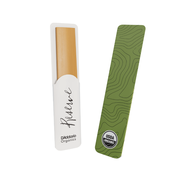 D'Addario Organic Reserve. Cañas para saxofón barítono, fuerza 2.0, pack de 5