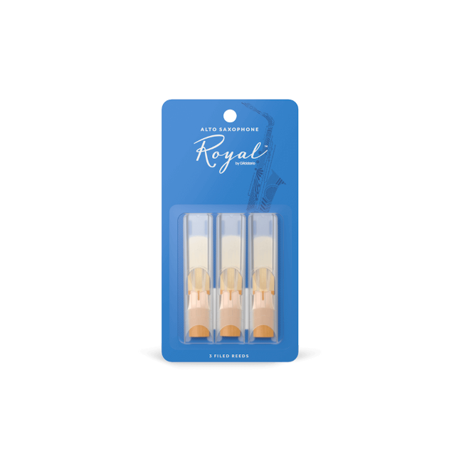 Royal by D'Addario Alto Sax Reeds, Strength 1.5, 3-pack