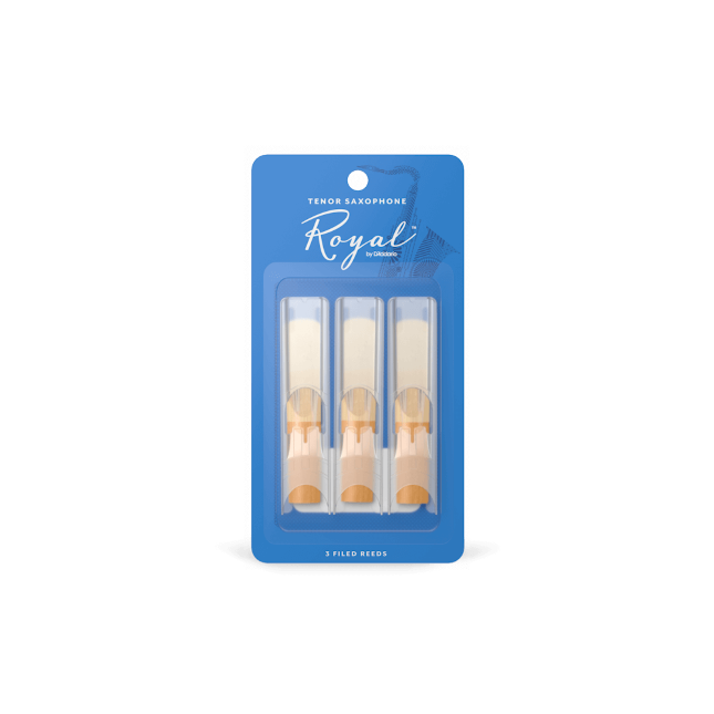 Royal by D'Addario Tenor Sax Reeds, Strength 1.5, 3-pack