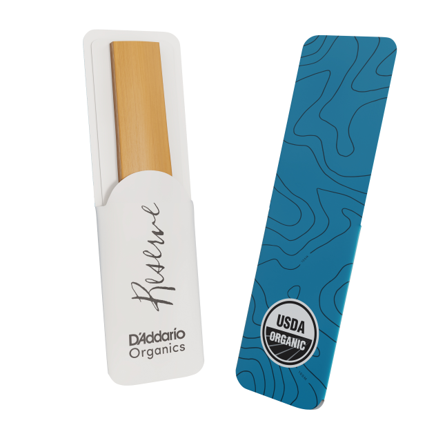 D'Addario Organic Reserve. Cañas para clarinete en Bb, fuerza 2.0, pack de 10