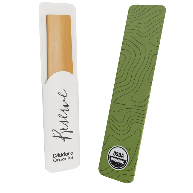 D'Addario Organic Reserve. Cañas para saxofón tenor, fuerza 2.0, pack de 5